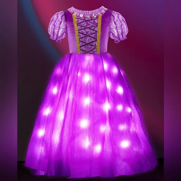 Halloween LED Girl's Dress - Picture 2 of 3